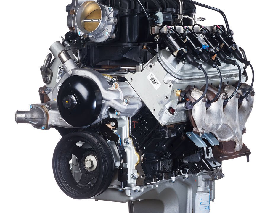 Remanufactured GM 6.0L gas engine