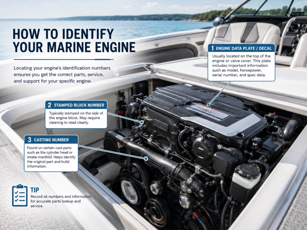 Remanufactured marine engines identification guide